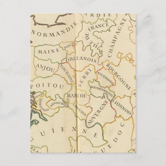 フランス，地方 ポストカード (正面)