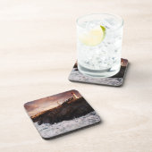 フランス、夜明け時灯台 コースター (右側)