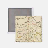 フランス、提供と境界 マグネット (正面/裏面)