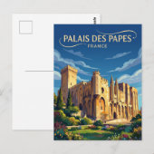 フランス 教皇宮殿 ポストカード (正面/裏面)