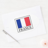 フランス 楕円形シール (封筒)