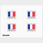 フランス 楕円形シール (シート)