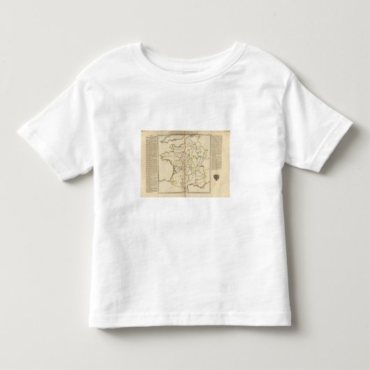 フランス、神意および境界 トドラーTシャツ (正面)