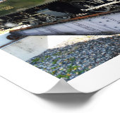 フランス，蒸気機関 ポスター (角)