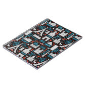 フランス|記号パターン ノートブック (左側)