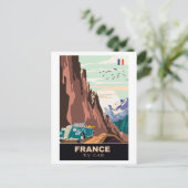 フランス（車） ポストカード (スタンド正面)