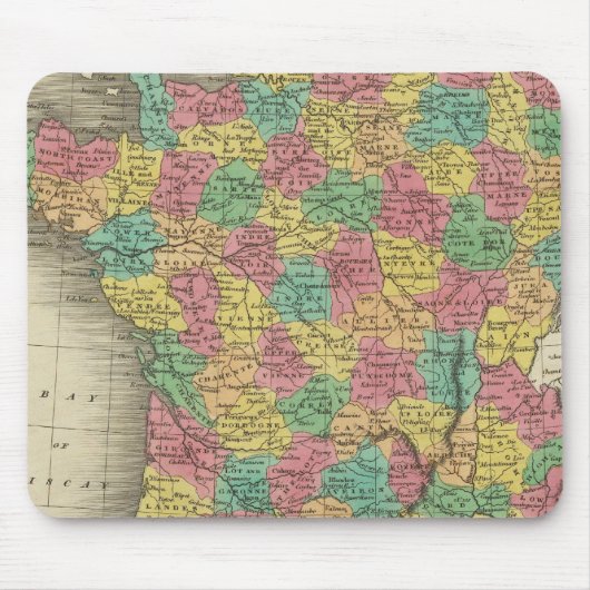 フランス、部署 マウスパッド (正面)