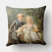 フランス(1757-1836年)のチャールズPhilippeのポートレート クッション (裏面)