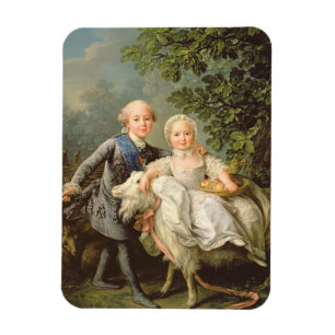 フランス(1757-1836年)のチャールズPhilippeのポートレート マグネット