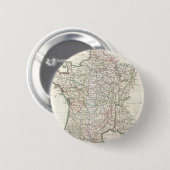 フランス(1771年)のヴィンテージの地図 缶バッジ (正面&裏面)
