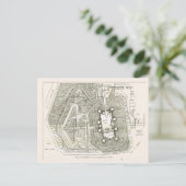 フランス、1789年のバスティーユ計画 ポストカード (スタンド正面)