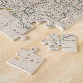 フランス(1799年)のヴィンテージの地図 ジグソーパズル (側面)