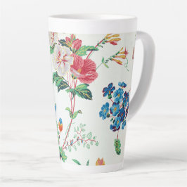 フランス 1830 花柄 アンティーク 壁紙 カフェラテマグ