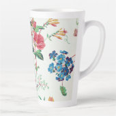 フランス 1830 花柄 アンティーク 壁紙 カフェラテマグ (右)