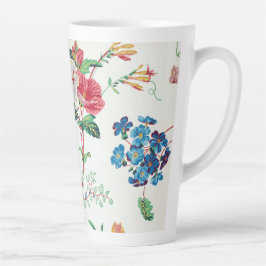 フランス 1830 花柄 アンティーク 壁紙 カフェラテマグ