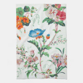 フランス 1830 花 植物学 野花 キッチンタオル (縦)