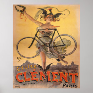 フランス 1898年 自転車広告 ポスター