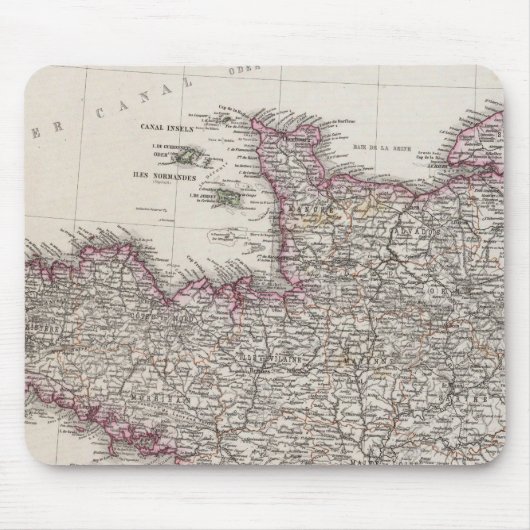 フランス, 4葉枚,リーフ1 マウスパッド (正面)