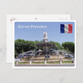 フランス – Aix-en-Provence - ポストカード (正面/裏面)