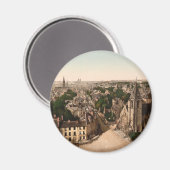 フランス、Basse-Normandie、Caen マグネット (正面/裏面)