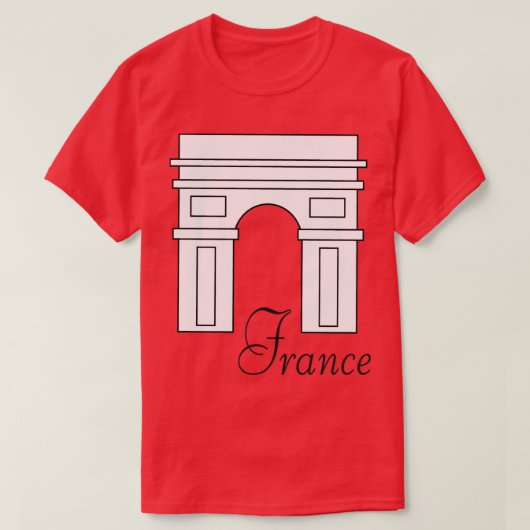 フランス Tシャツ (デザイン正面)