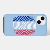 フランスDNA iPhoneケース (裏面横)