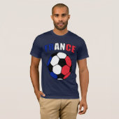 フランスFooty (暗い) Tシャツ (正面フル)