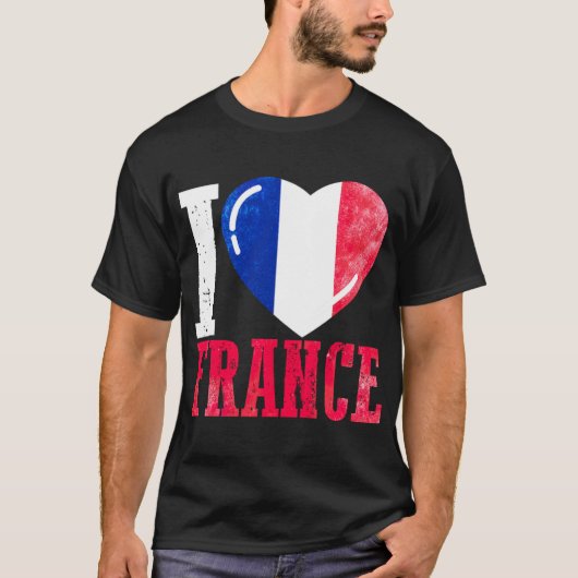 フランスI love France Tシャツ (正面)