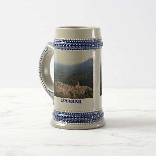 フランスLuceram ビールジョッキ (正面左)
