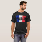 フランスTシャツ、パリ Tシャツ (正面フル)