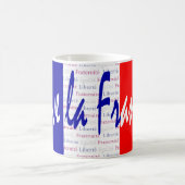 フランスTricoloreを愛する人々のための完全なギフト コーヒーマグカップ (中央)