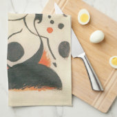 フランズ・マークの二頭の鹿 キッチンタオル (四つ折り)