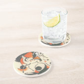 フランズ・マークの二頭の鹿 コースター (側面)