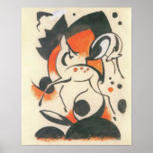 フランズ・マークの二頭の鹿 ポスター (正面)