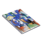 フランズ・マークの横たわる雄牛、ヴィンテージキュビズムアート ノートブック (右側)