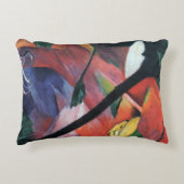 フランズ・マークの『森の鹿II』；『Reh im Walde』 アクセントクッション (正面)