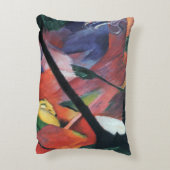 フランズ・マークの『森の鹿II』；『Reh im Walde』 アクセントクッション (裏面(縦))