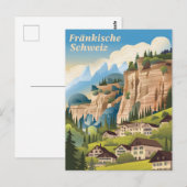 フランソニアン・スイス ポストカード (正面/裏面)