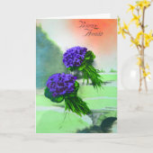 フランソフィルの新年おめでとう。 カード (黄色い花)