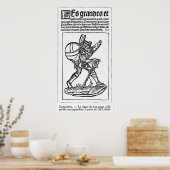 フランソワの「ガルガントゥア」の巨人 ポスター (キッチン)