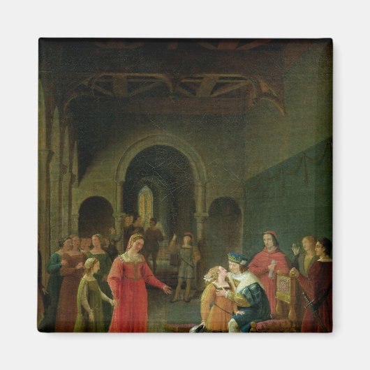 フランソワをルイ十二世に贈った マグネット (正面)