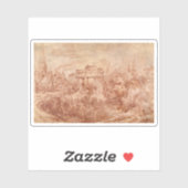 フランソワブシェ – ランドスケープと姿 シール (シート)