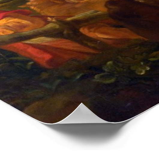 フランソワブーシェザビレット・ドゥ・ロココのレディースアート ポスター (角)