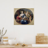 フランソワーズ・アテナイと推定されるポートレート ポスター (キッチン)