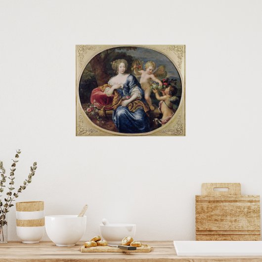 フランソワーズ・アテナイと推定されるポートレート ポスター (キッチン)