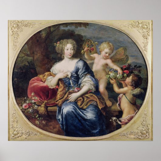 フランソワーズ・アテナイと推定されるポートレート ポスター (正面)