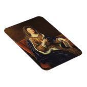 フランソワーズ・ドービーニュ（1635年～1719年）のポートレート マグネット (右側)