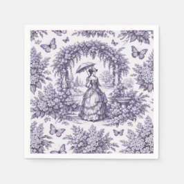 フランソワーズ・ド・ジュイ ――庭の女性 スタンダードカクテルナプキン