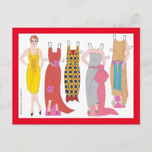 フランソワーズ、フランスアールデコドール紙 ポストカード (正面)