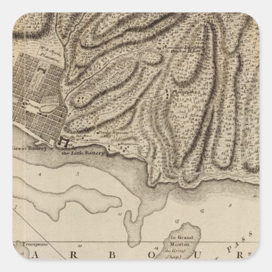 フランソワ岬 スクエアシール (正面)